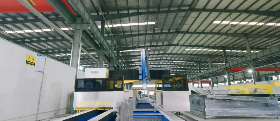 Gantiervezel laser metalen H balk staal snijmachine veilig en efficiënt 20kw en 12kw snij roestvrij staal 2