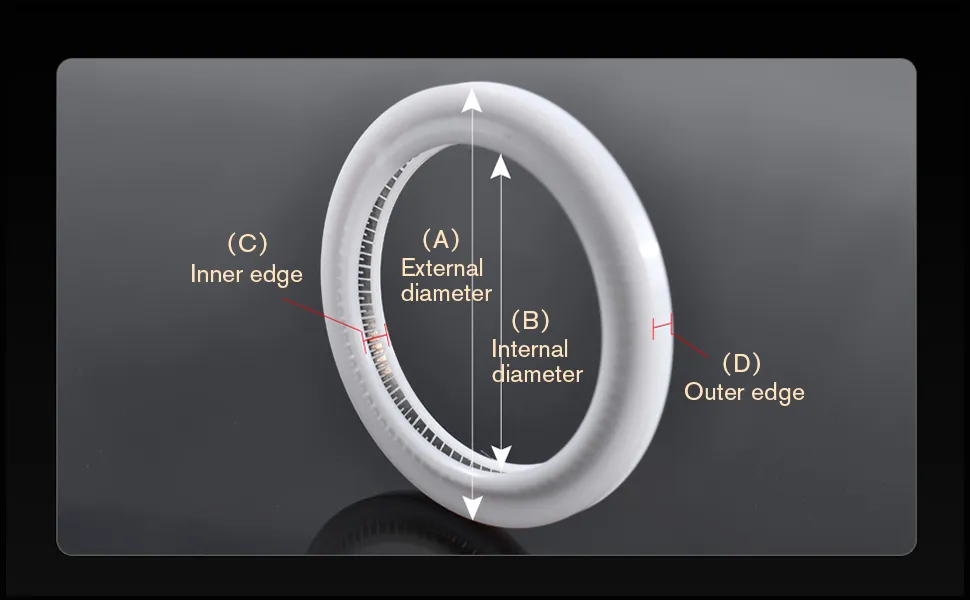 Verzetting ring gebruikt voor de bescherming van glazen Pan Plug Verzetting op glasvezel laser snijkop klaar Foer verkoop 5