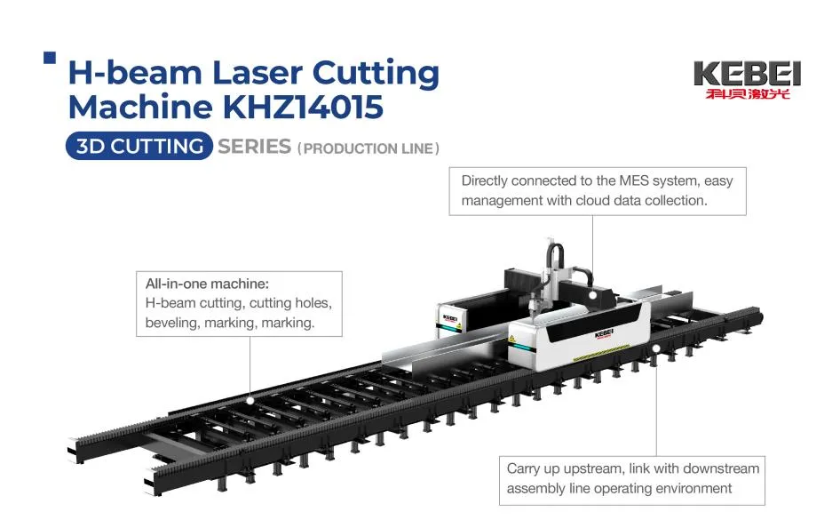 H-straal laser snijmachine ondersteunt verschillende lap vorm beveling processen 1